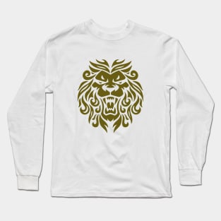 African Lion Inspired Long Sleeve T-Shirt